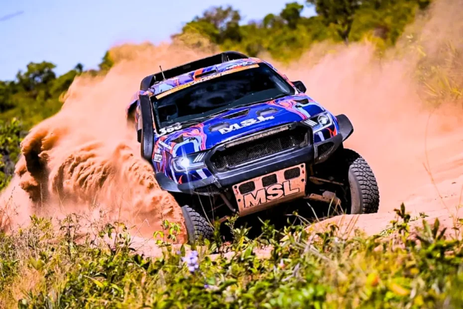 Largada do Rally Jalapão 2025 em Palmas com veículos off-road alinhados